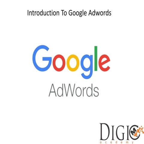 Introduction to google adwords
