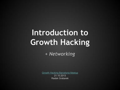 Introduction to Growth Hacking