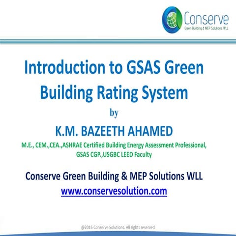 Introduction to gsas23072016 | PPTX