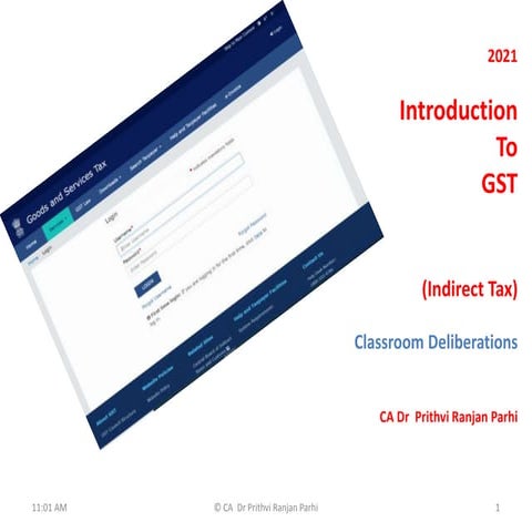 Introduction to GST