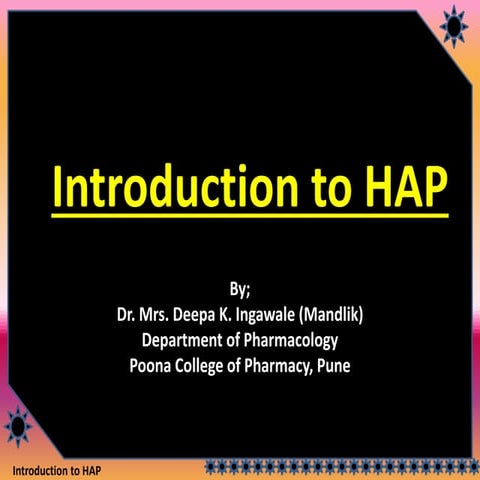 Introduction to hap