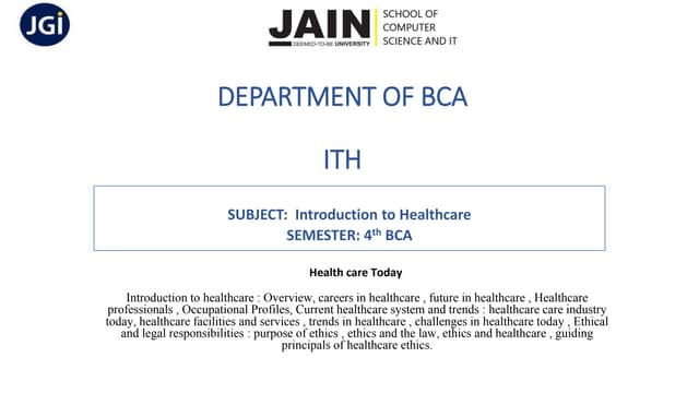 Introduction to healthcare.pptx