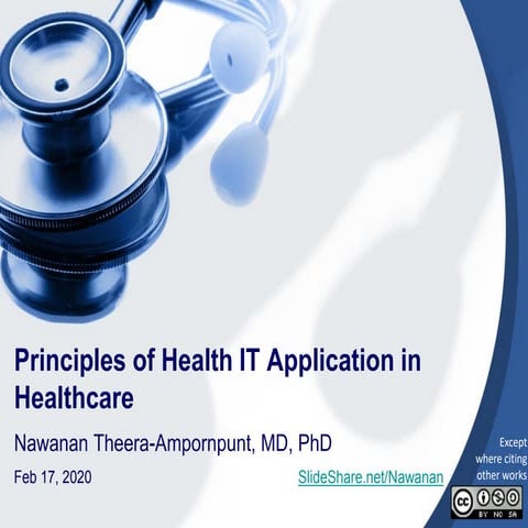 Introduction to Health Informatics and Health IT in Clinical Settings (Part 2...