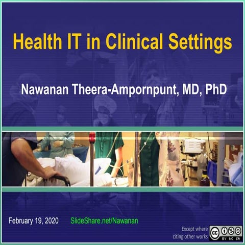 Introduction to Health Informatics and Health IT in Clinical Settings (Part 3...