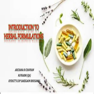 INTRODUCTION TO HERBAL FORMULATIONS.pptx