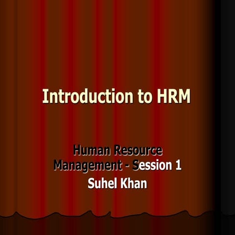 Introduction to Human Rresource M Lecture 1.ppt