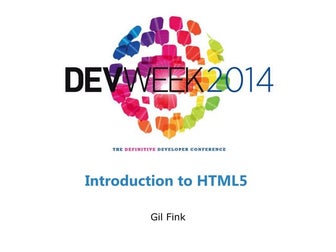 Introduction to HTML5