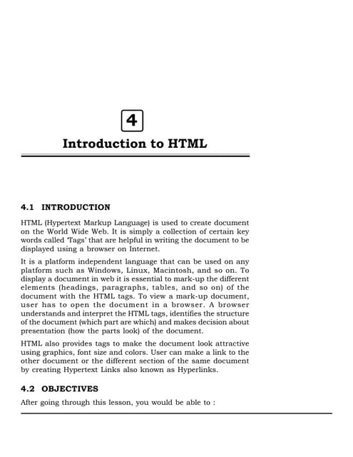 Introduction to html (912 kb)