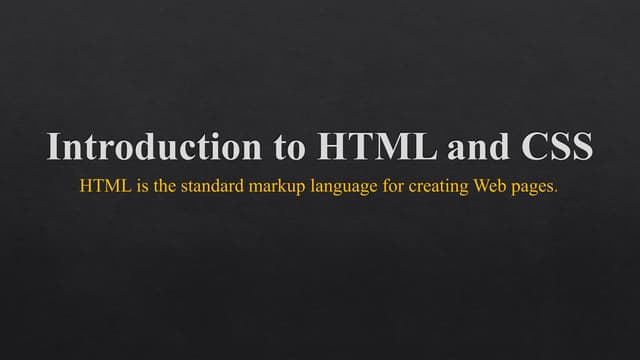 Introduction to Html and Css.pdf