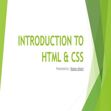 INTRODUCTION TO HTML & CSS .pptx