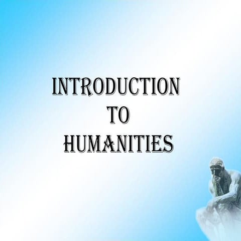 Introduction To Humanities boa