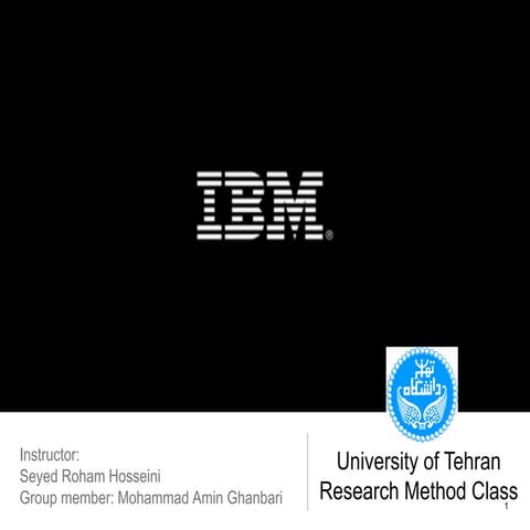Introduction to ibm | PPT