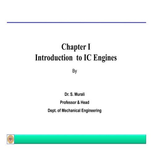 Introduction to ic engines