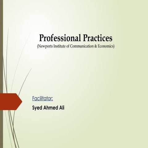 Introduction to ICT - Session/Topic Number 1