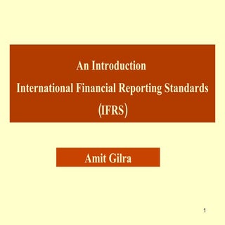 Introduction To IFRS