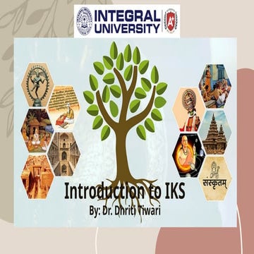 Introduction to IIndian Knowledge System