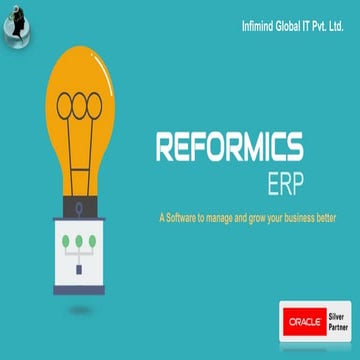 Introduction to infimind reformics erp system
