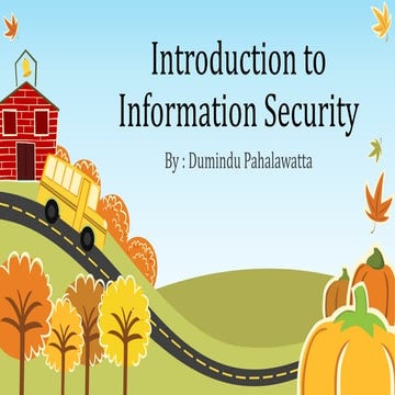 Introduction to Information Security