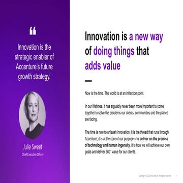 Introduction to innovation at accenture mar 2021