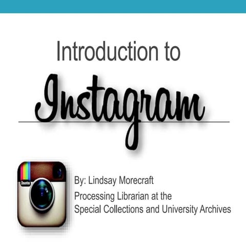 Introduction to instagram