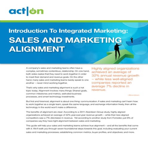 Introduction to integrated marketing  sales and marketing alignment