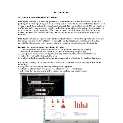 Introduction To Intelligent Parking