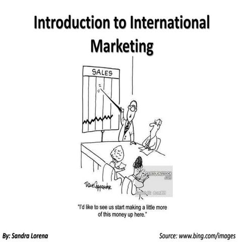 Introduction to international marketing