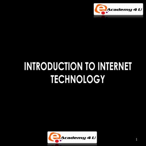 Introduction to internet technology | PPT