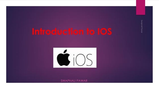Introduction to ios