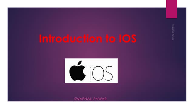 Introduction to ios