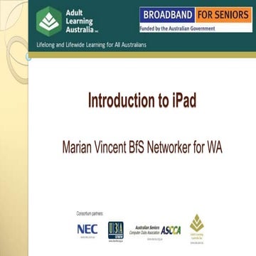 Introduction to i pad