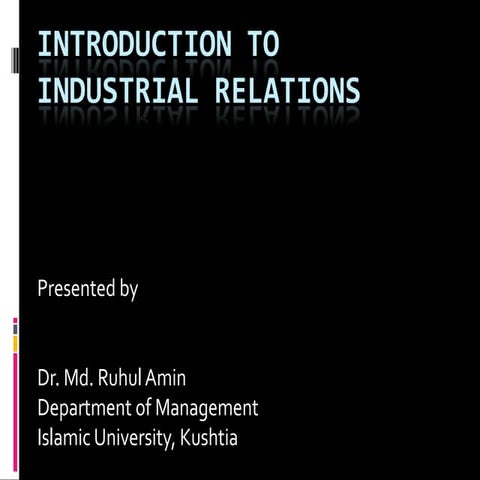 Introduction to ir  by Mahabub