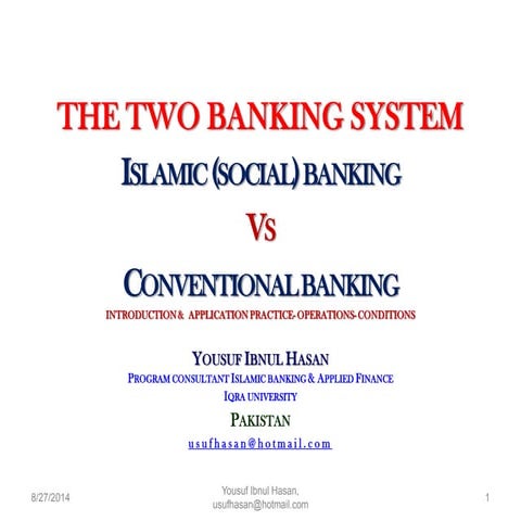 Introduction to islamic banking and conventional banking | PDF
