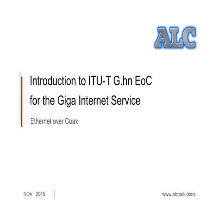 Introduction to itu g.hn eo c 161110
