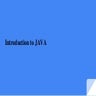 Introduction to java | PPTX | Programming Languages | Computing