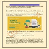 Introduction To Java | Career Opportunities For Java Developers | PDF