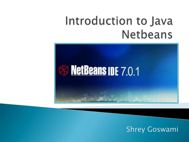 Introduction to java netbeans
