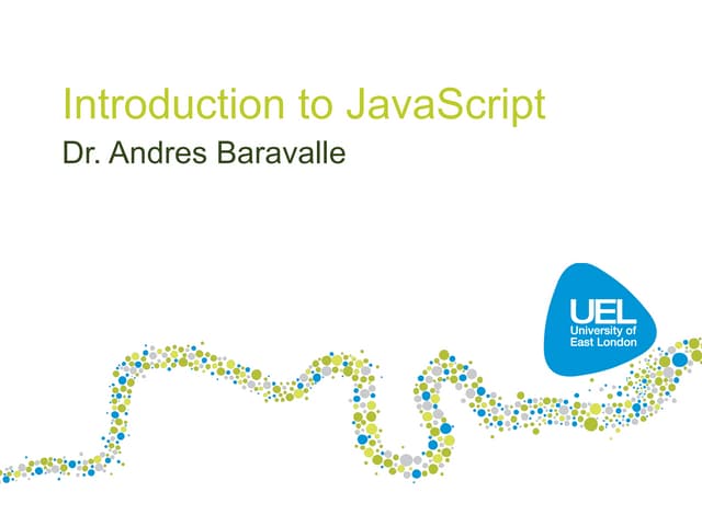 Introduction to JavaScript | PPT