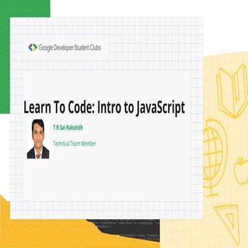 Introduction to JavaScript | PPTX