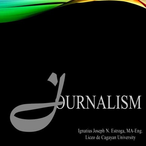 Introduction to journalism
