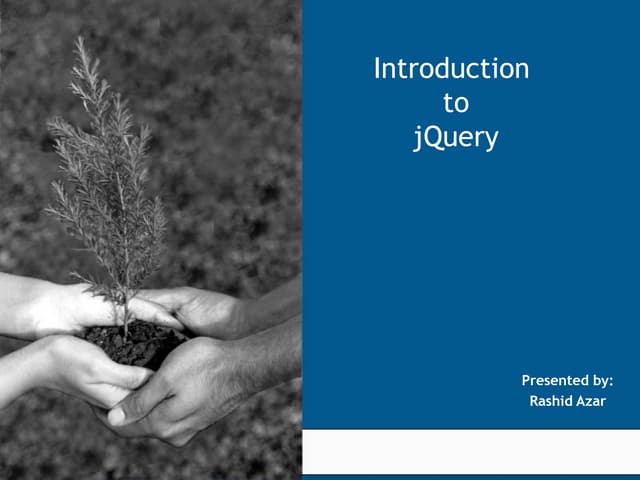 Introduction to j query