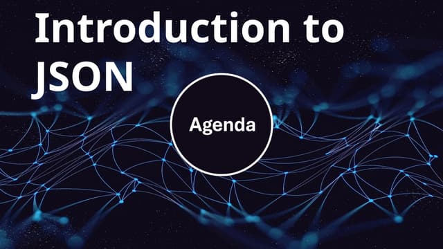 Introduction to JavaScript Object Notation(JSON)