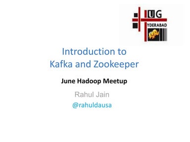 Introduction to Kafka and Zookeeper