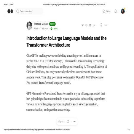 Introduction to Large Language Models and the Transformer Architecture.pdf