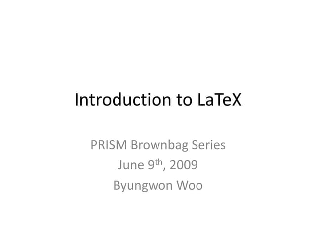 Introduction to LaTeX - Dumitrescu.ppt