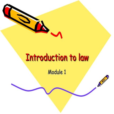 Comprehensive Introduction to Law and Contract Principles | PPT