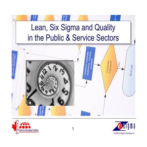 Introduction To Lean Six Sigma