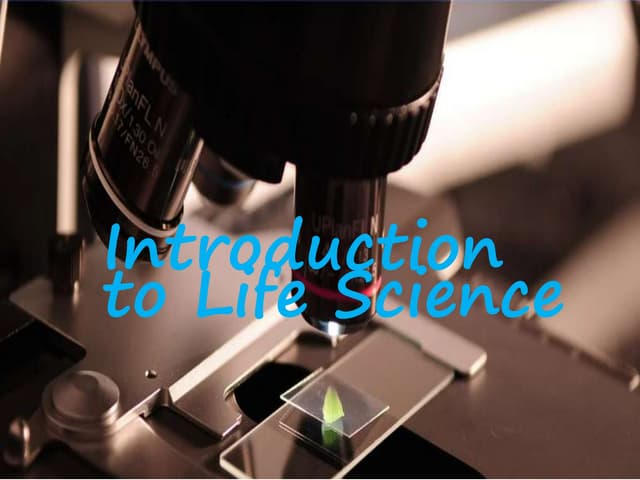 Introduction to Life Science and The Theories on the Origin of Life | PDF