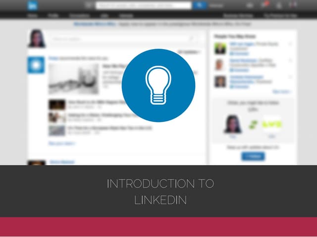 Introduction to linked in