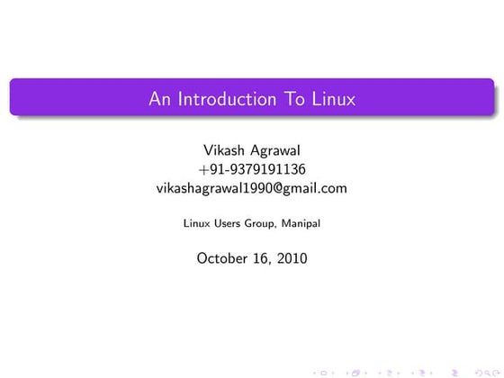 The linux system | PPT